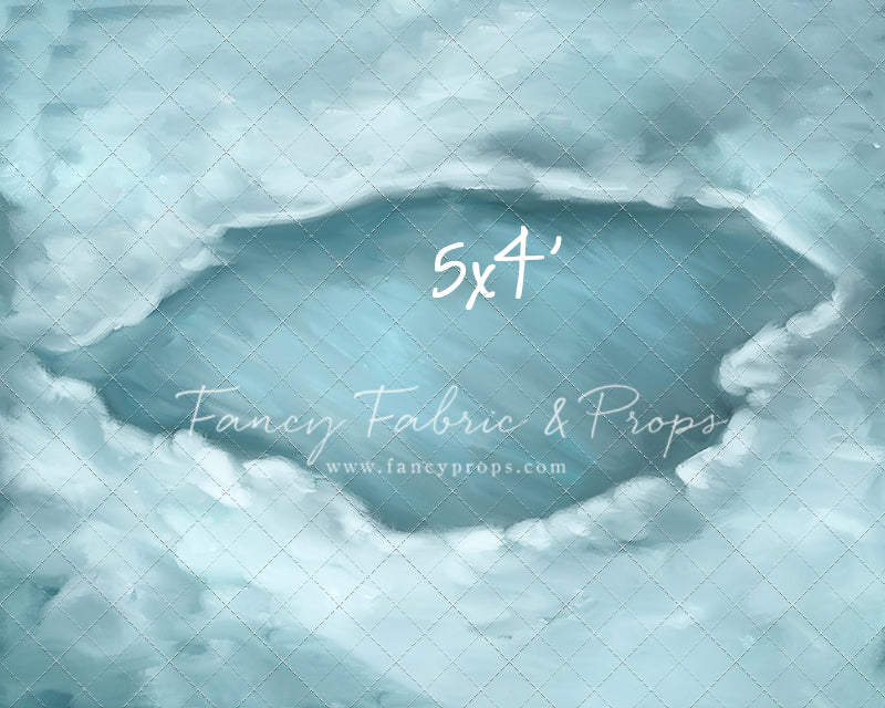 Snowy Pond Mat Floor