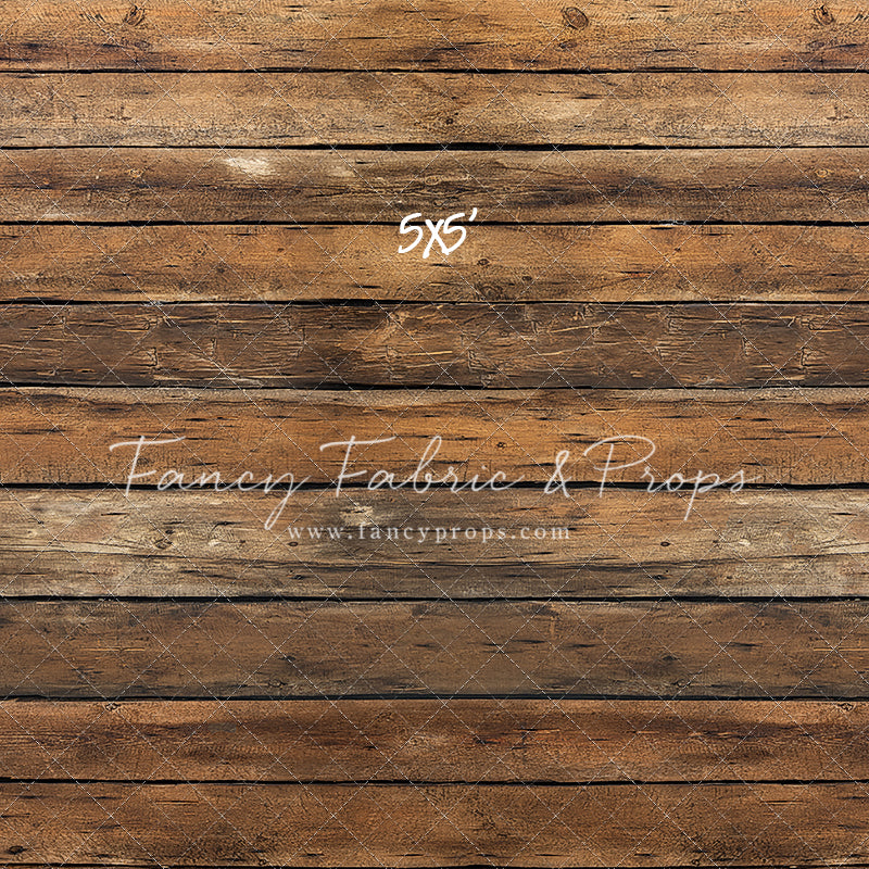 Jefferson Horizontal Wood Planks Mat Floor