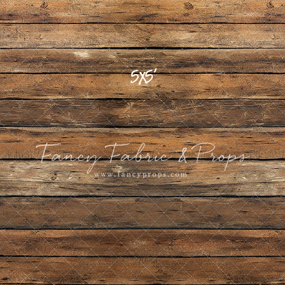 Jefferson Horizontal Wood Planks Mat Floor