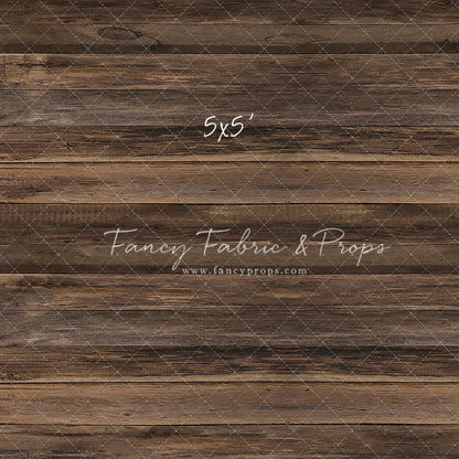 Knox Horizontal Rustic Wood Planks Mat Floor