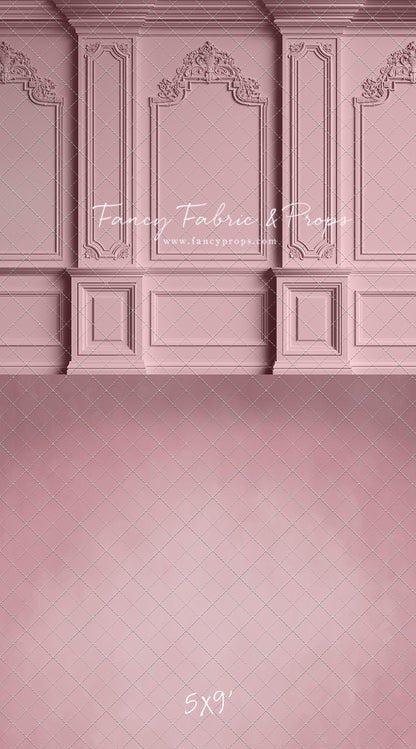 Classic Pink Victorian Wall - With Sweep Option