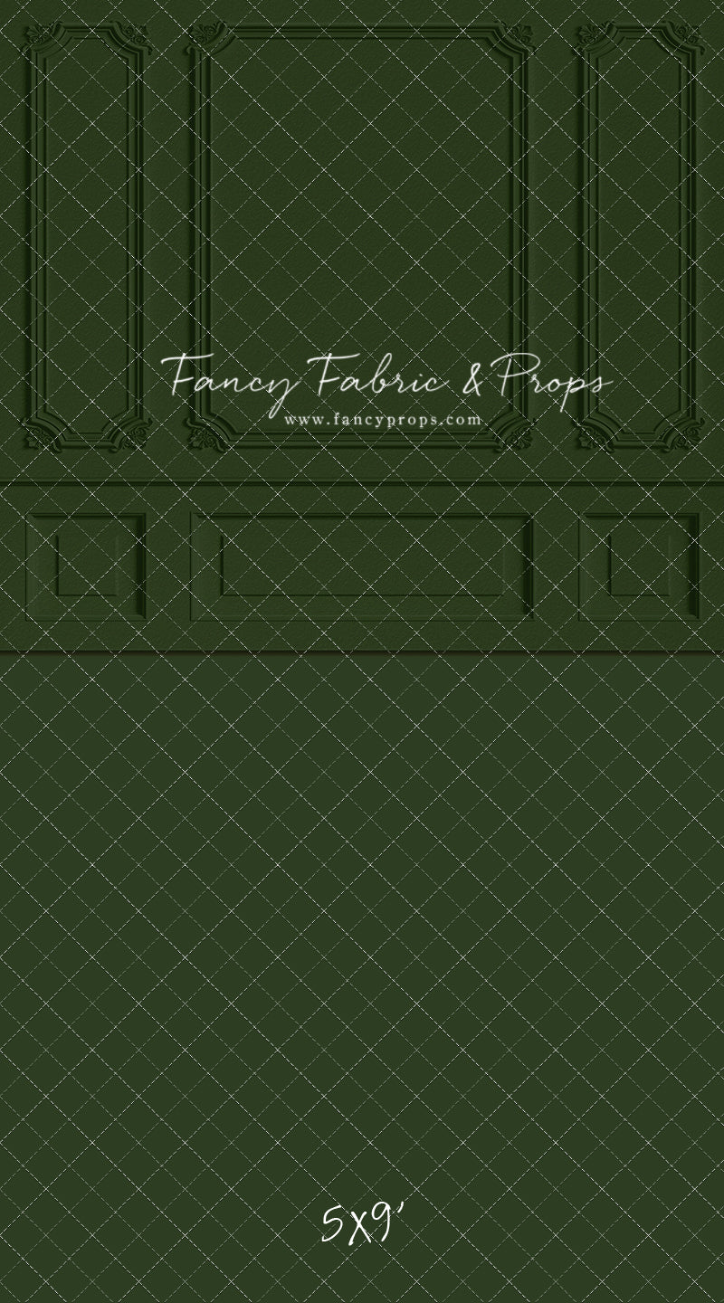 Classic Evergreen Wainscoting Wall - With Sweep Option