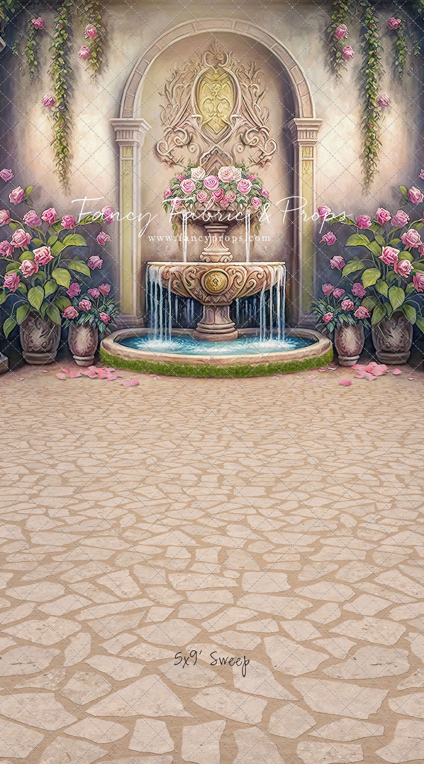 Golden Wishes Fountain - With Sweep Option