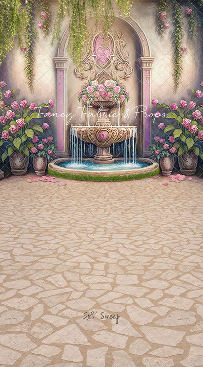 Pink Wishes Fountain - With Sweep Option