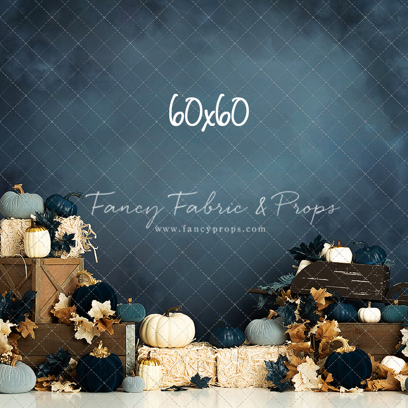 Blue Pumpkins of Fall