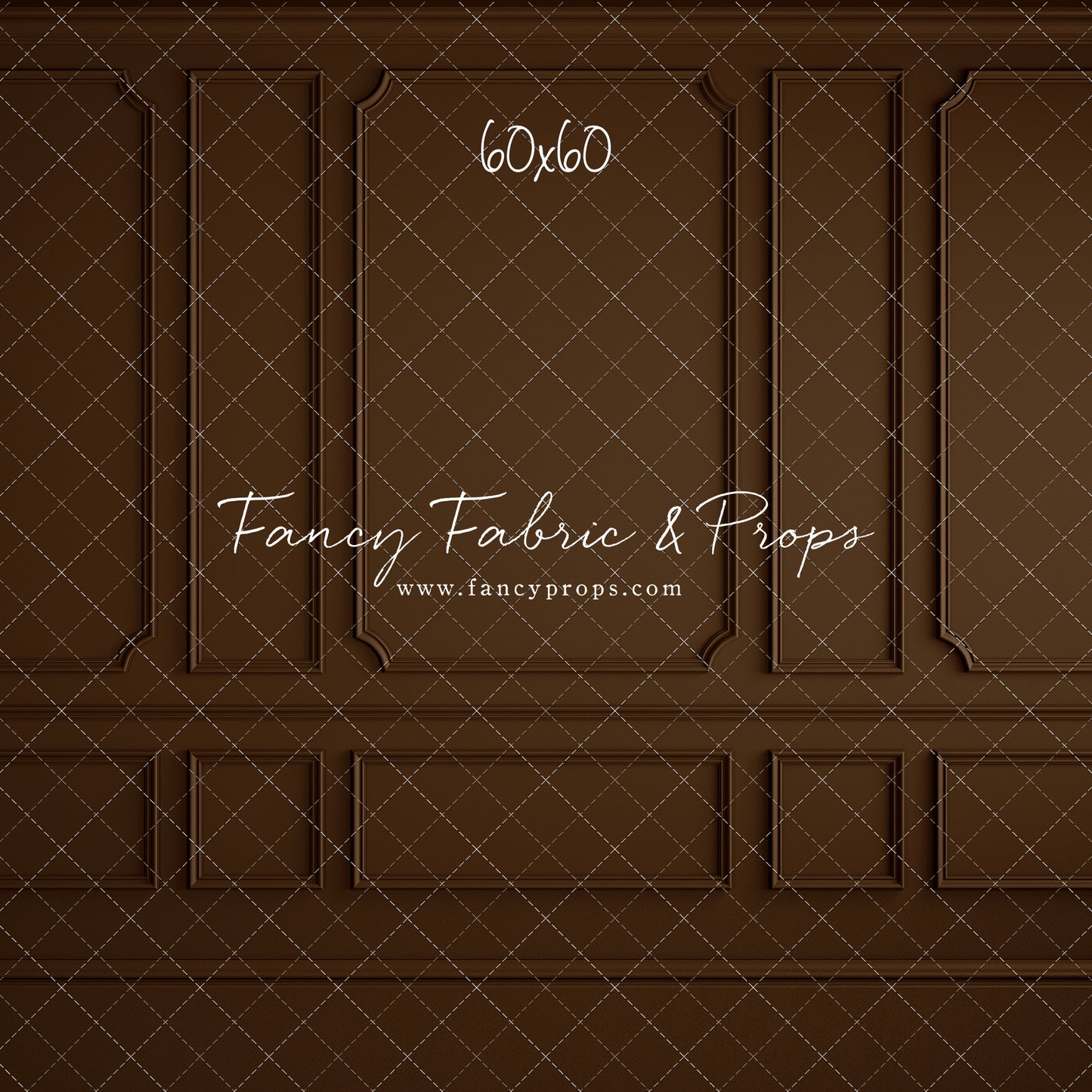 Brown Wainscoting Wall