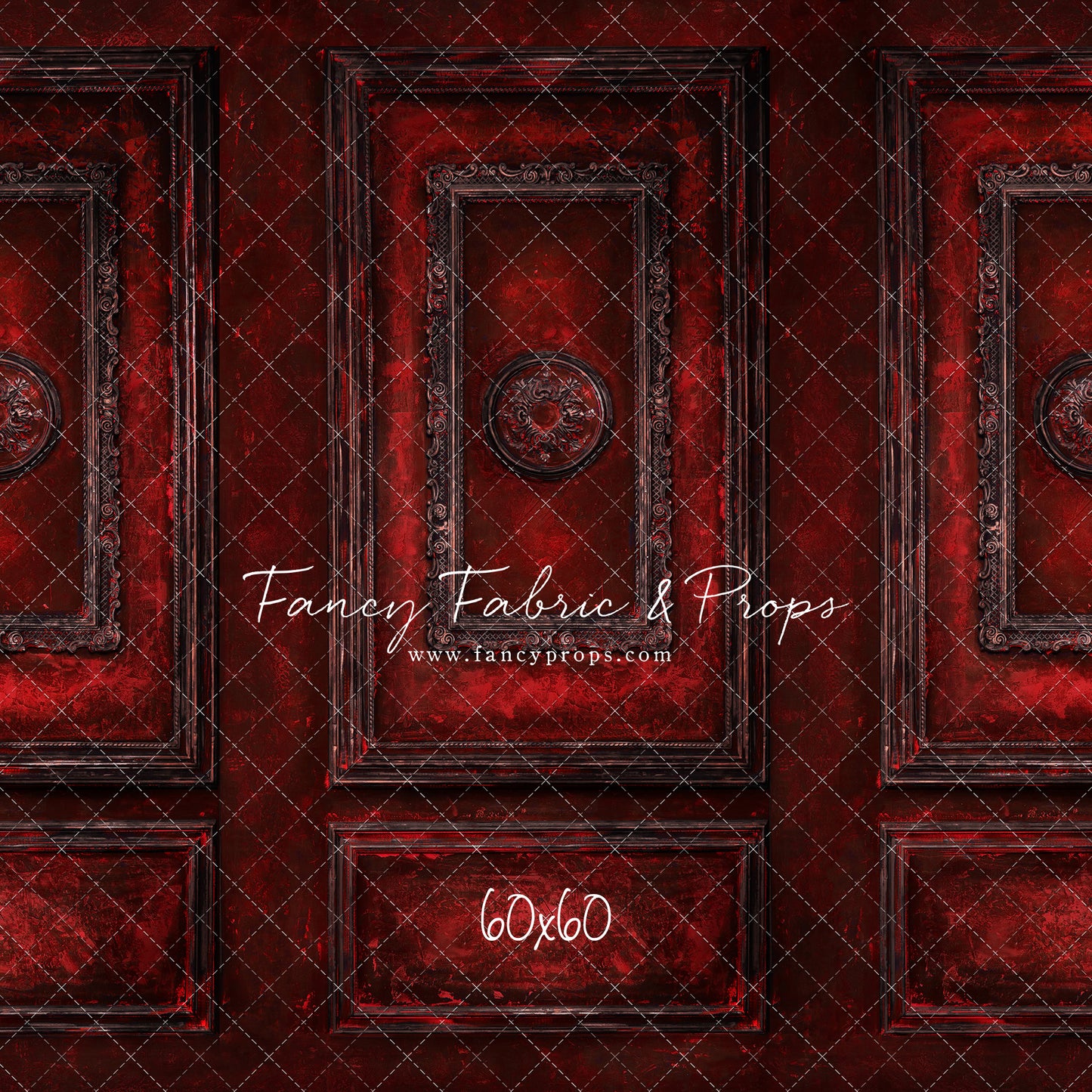 Crimson Antiqued Wall