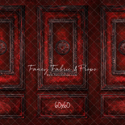Crimson Antiqued Wall