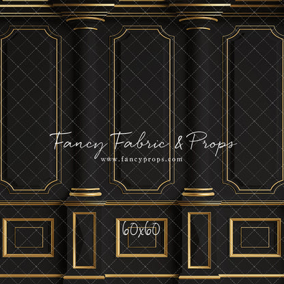 Dark Victorian Gold Wall - With Sweep Option