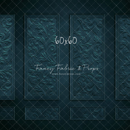 Elegant Aquamarine Wall