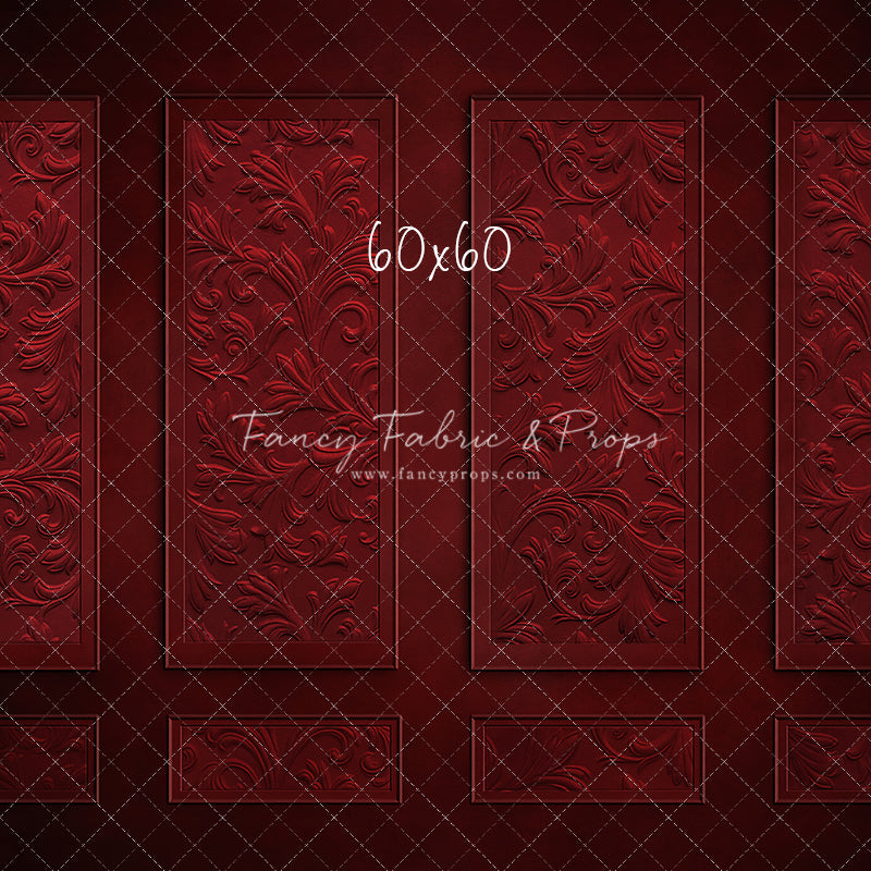 Elegant Crimson Wall