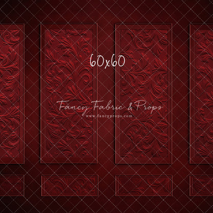 Elegant Crimson Wall