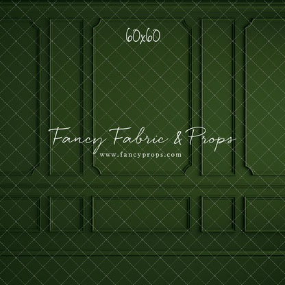 Green Wainscoting Wall