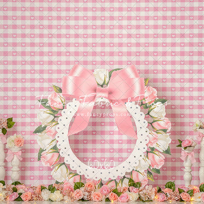 Pink Rose Wreath