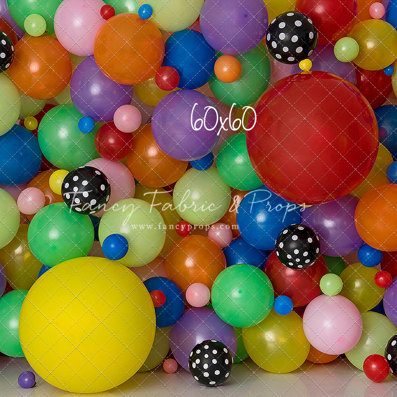 Primary Polka Dot Balloon Wall