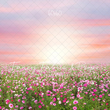 Rosy Wildflower Stroll