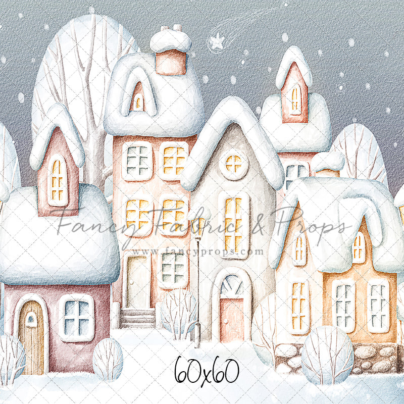 Evening Snowy Village