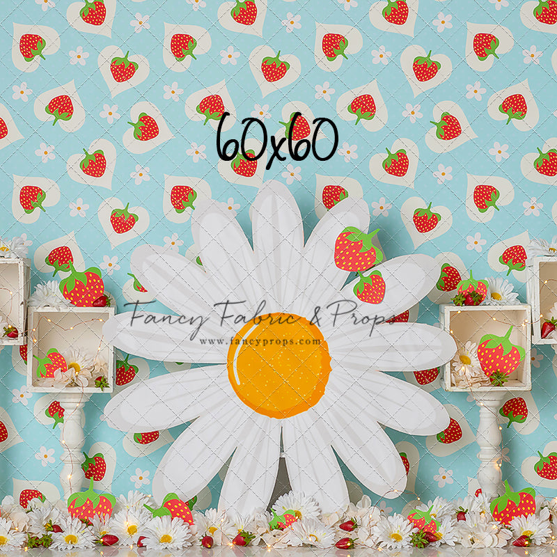 Strawberries & Daisies