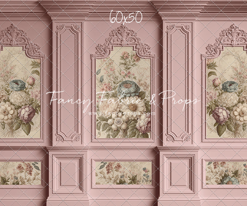 Rose Floral Victorian Wall - With Sweep Option