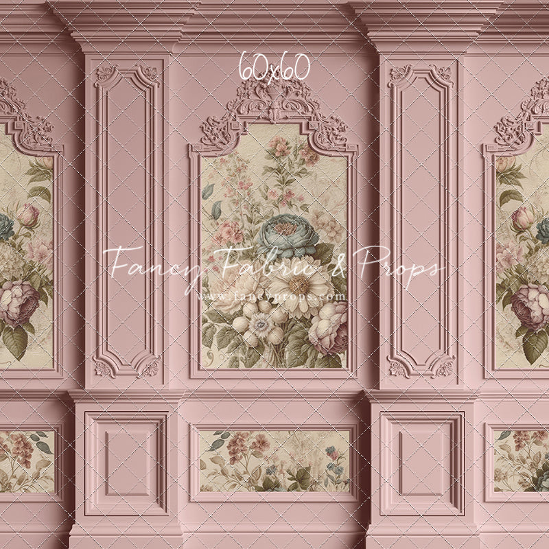 Rose Floral Victorian Wall - With Sweep Option
