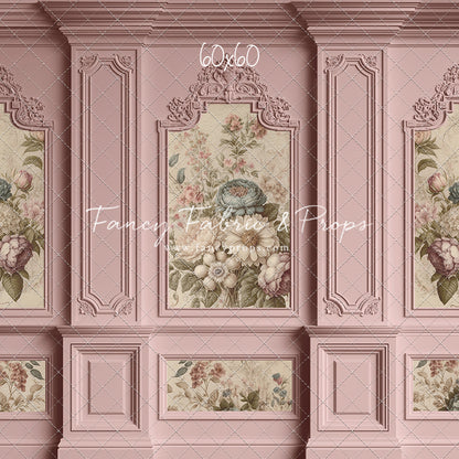 Rose Floral Victorian Wall - With Sweep Option