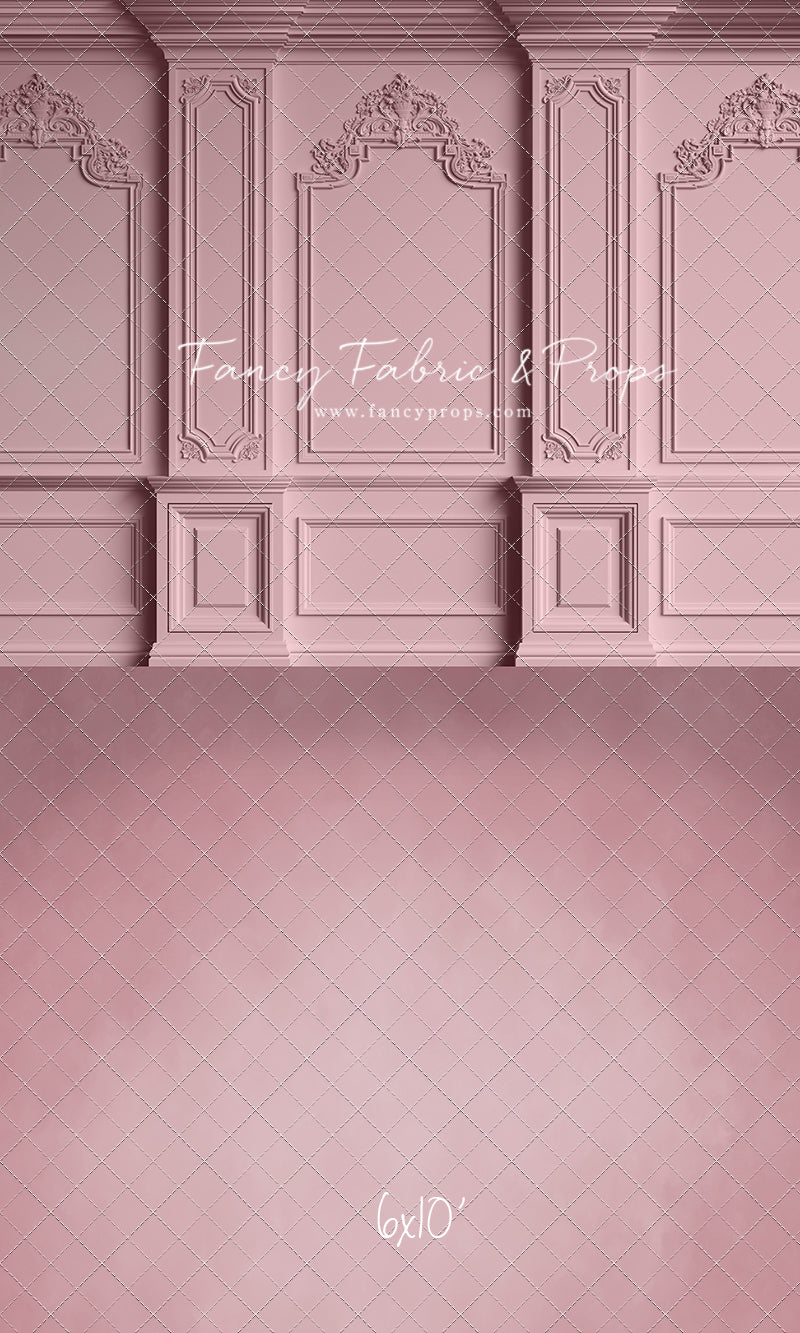 Classic Pink Victorian Wall - With Sweep Option