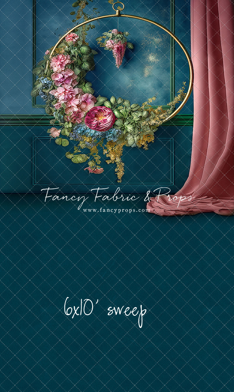 Turquoise Elegant Hoop - Sweep Sizes Only