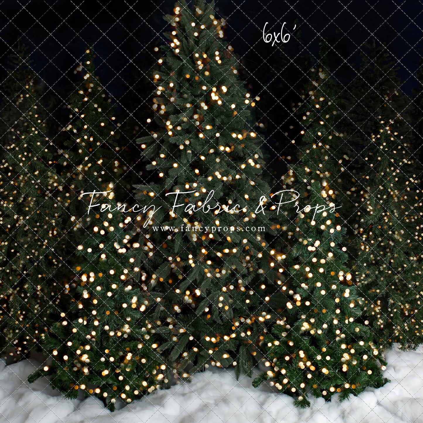 Snowy Christmas Trees