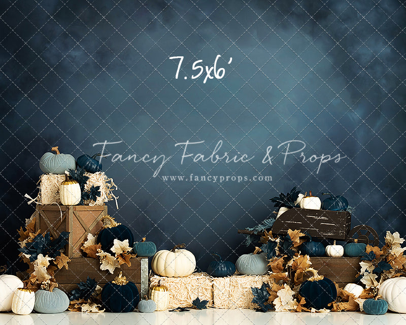 Blue Pumpkins of Fall