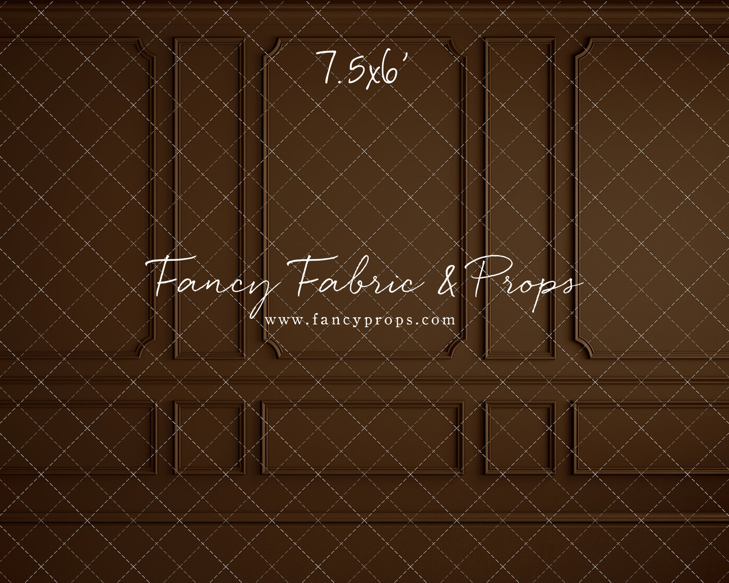 Brown Wainscoting Wall