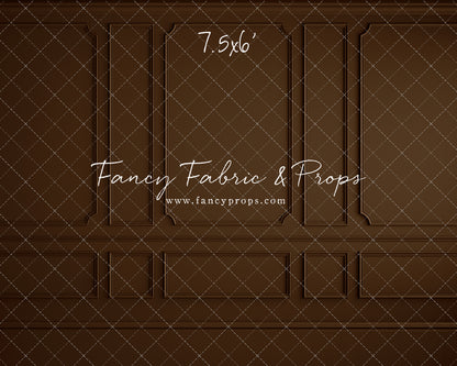 Brown Wainscoting Wall