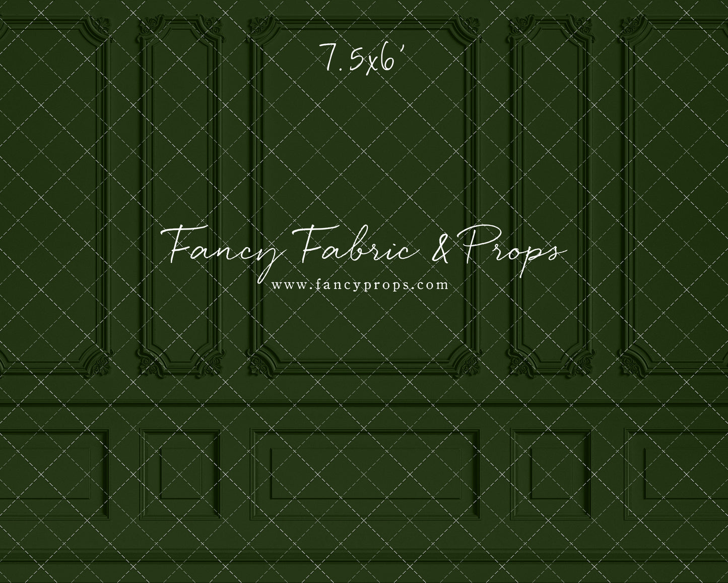 Classic Evergreen Wainscoting Wall - With Sweep Option