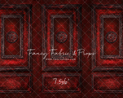 Crimson Antiqued Wall