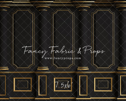 Dark Victorian Gold Wall - With Sweep Option