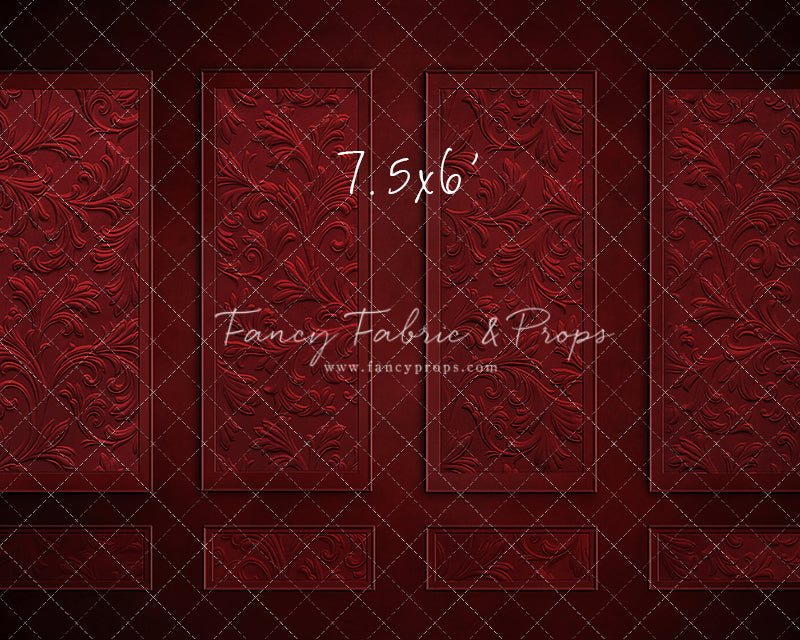 Elegant Crimson Wall
