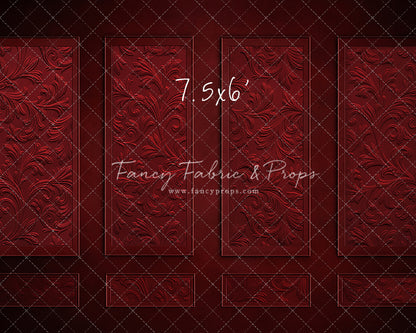 Elegant Crimson Wall
