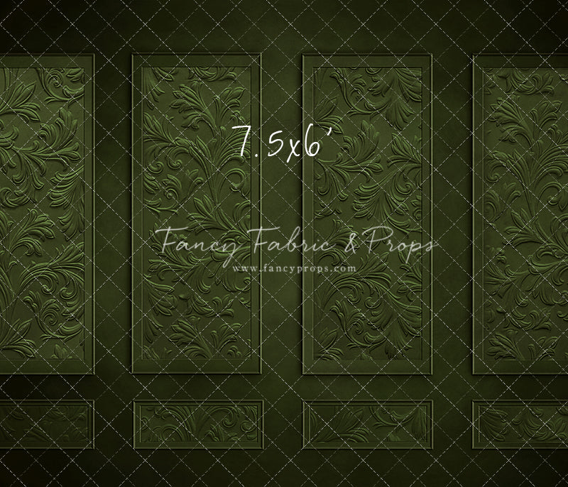 Elegant Emerald Wall