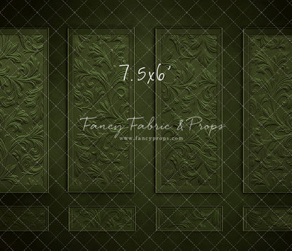 Elegant Emerald Wall