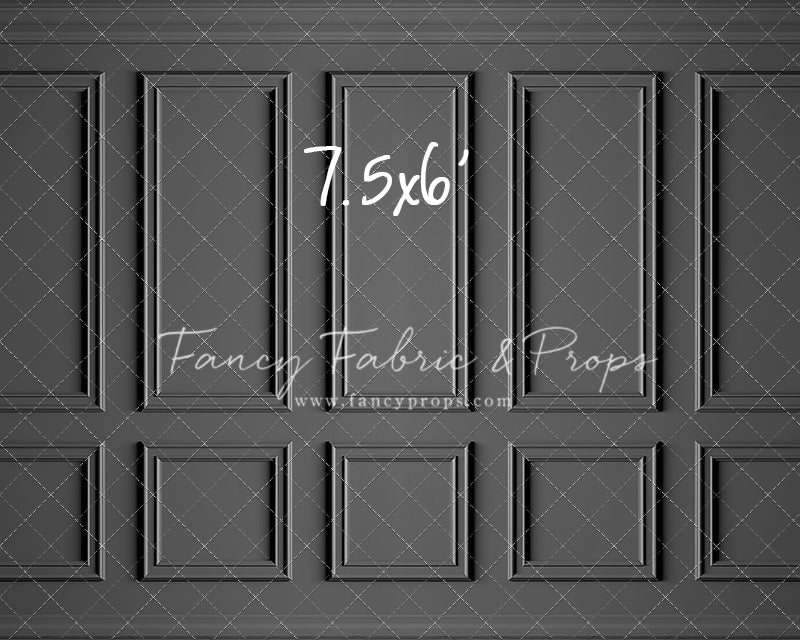 Gray Wainscoting Wall