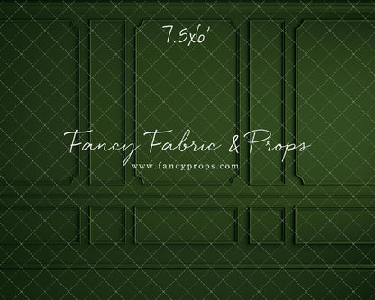 Green Wainscoting Wall