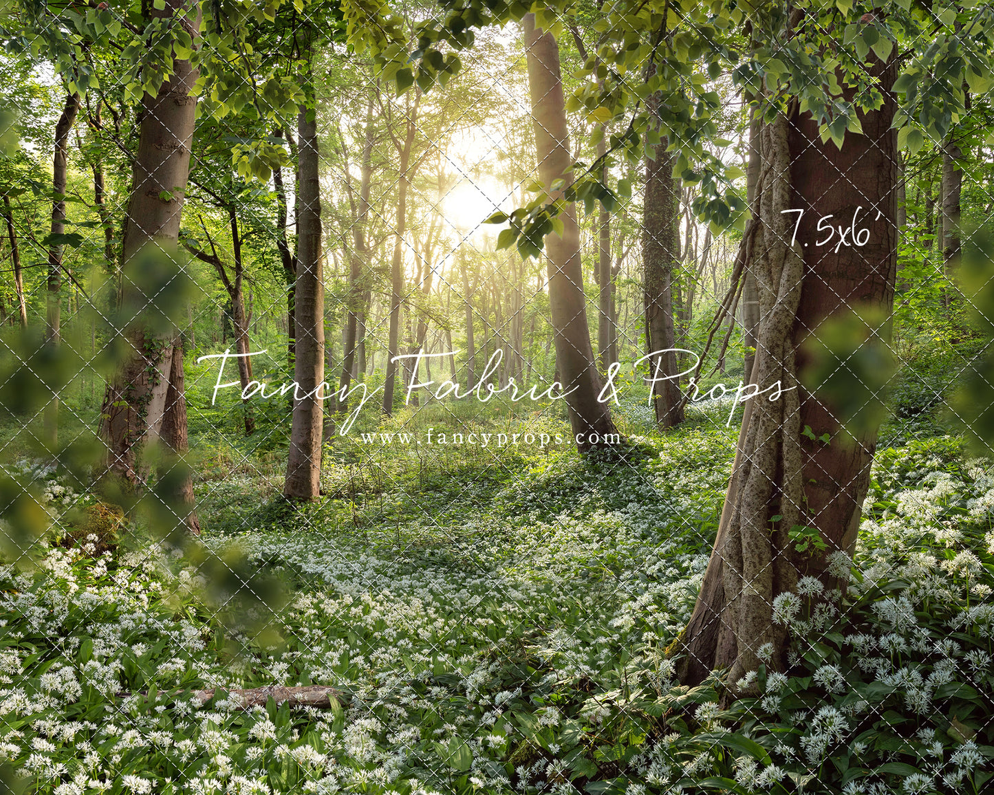 Lush Flowering Forest