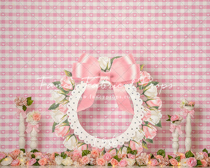 Pink Rose Wreath