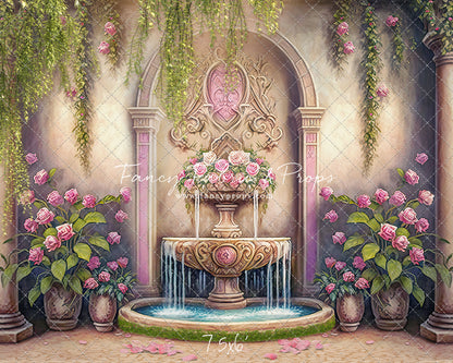 Pink Wishes Fountain - With Sweep Option
