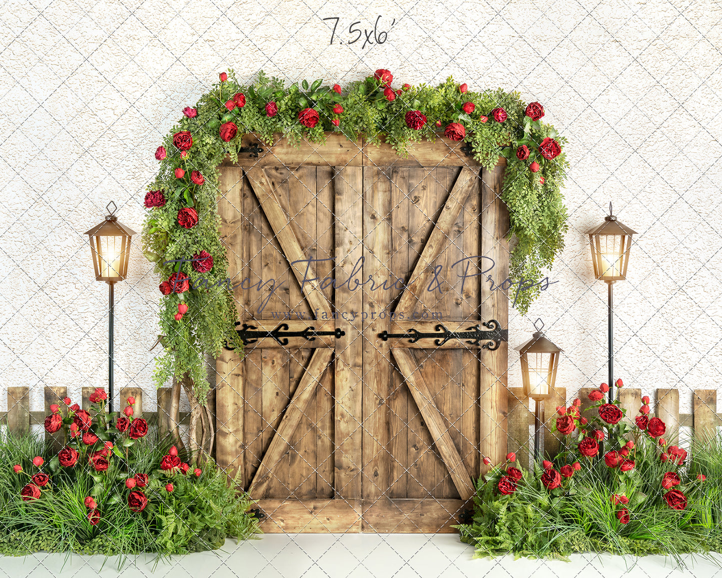 Red Rose Doorway