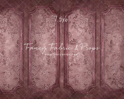 Rose Floral Wainscoting Wall