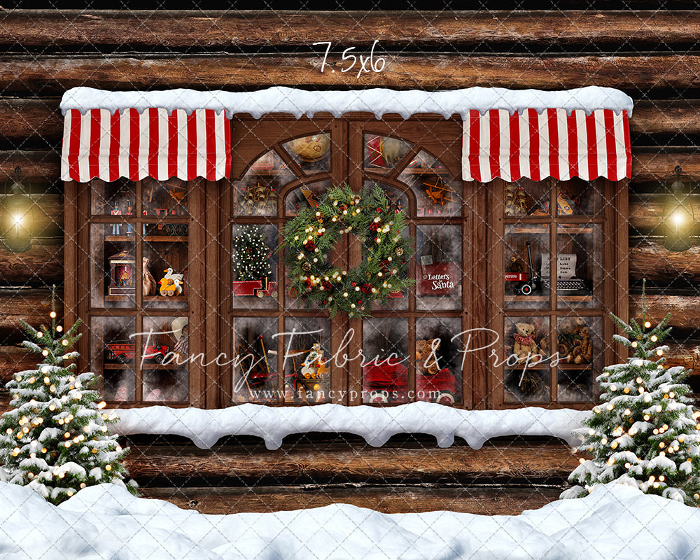 Santa's Workshop Window