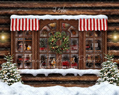 Santa's Workshop Window