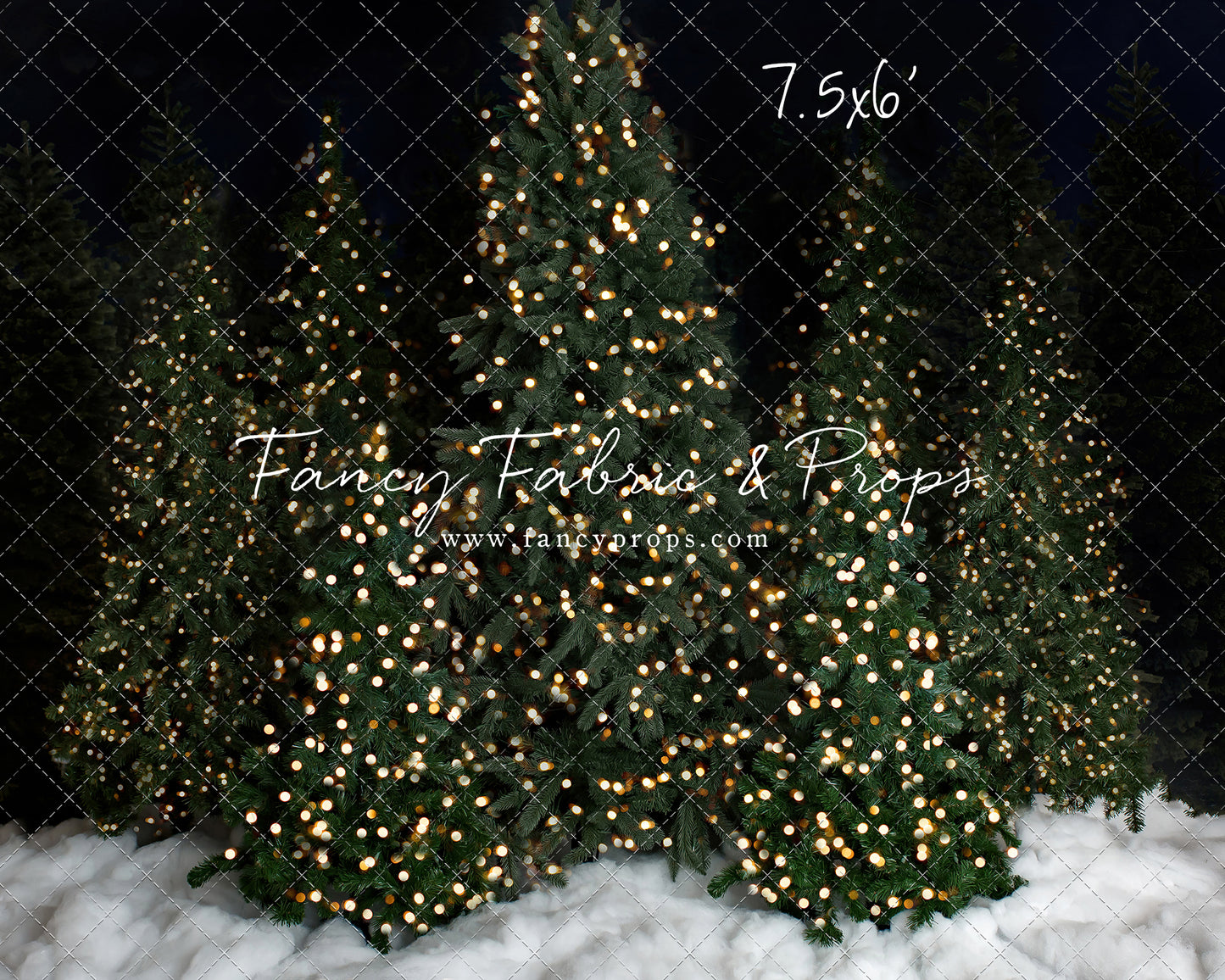 Snowy Christmas Trees