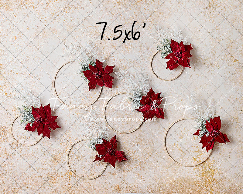 I Hoop You Love Poinsettias