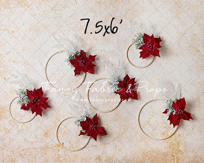 I Hoop You Love Poinsettias